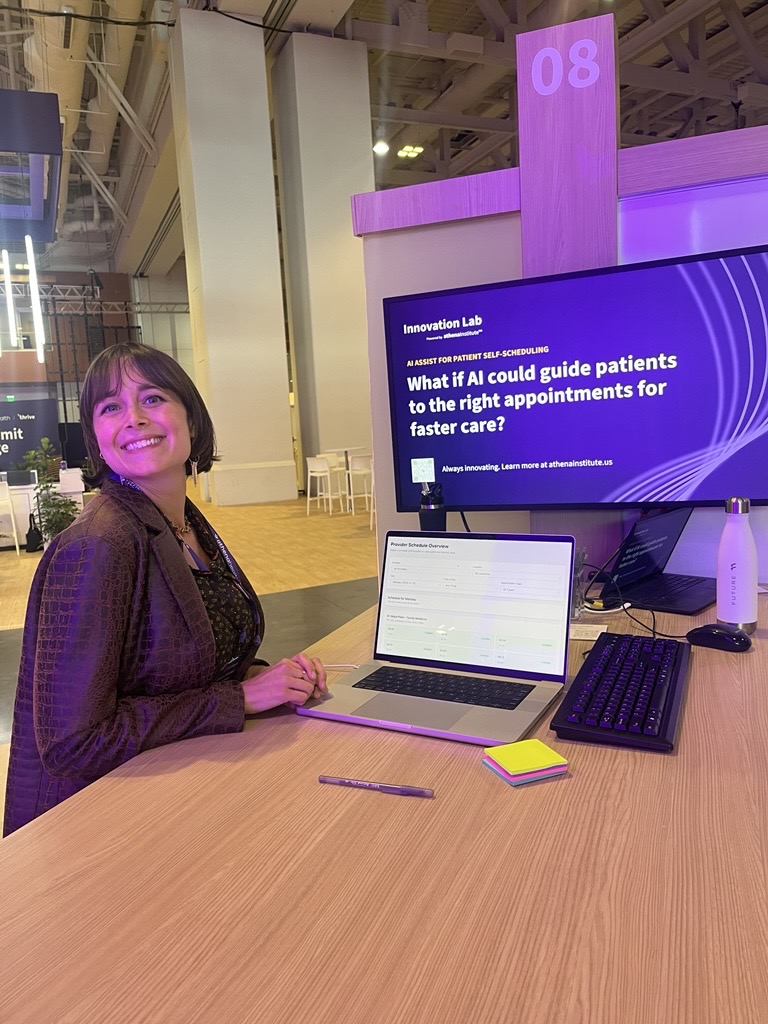 Alyssa at the innovation lab